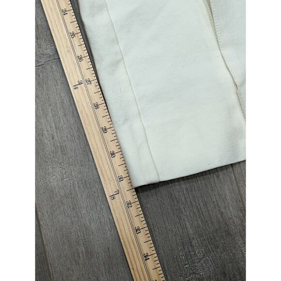 Derek Lam 10 Crosby Women's Maeve Front Slit Trousers Pants in Soft White Size 2 - Picture 10 of 13